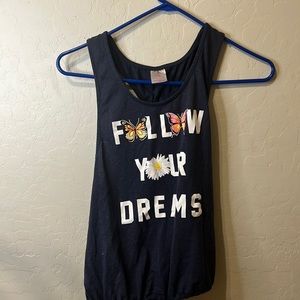 Navy blue tank top